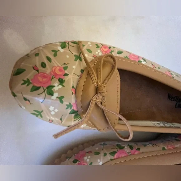 Western Chief Size 10 Geo flora skimmers water resistant slip on shoes - Picture 8 of 8